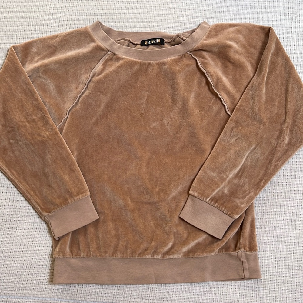 suzi kondi velour sweater